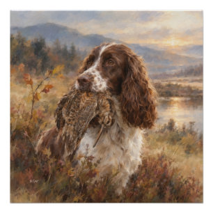 Englischer Springer Spaniel Poster
