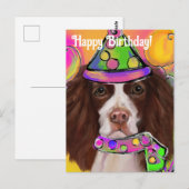 Englischer Springer Spaniel Postkarte (Vorne/Hinten)