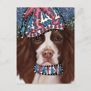 ENGLISCHER SPRINGER SPANIEL POSTKARTE
