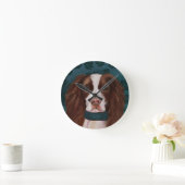 Englischer Springer Spaniel Runde Wanduhr (Zuhause)