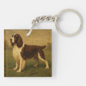 Englischer Springer Spaniel Schlüsselanhänger (Rückseite)