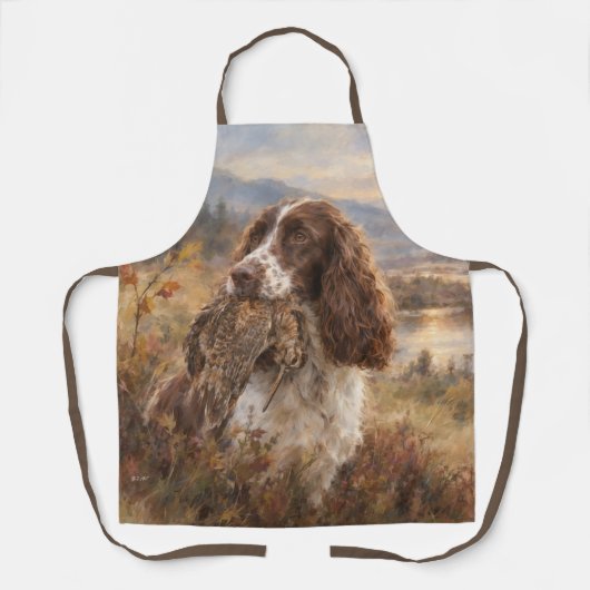 Englischer Springer Spaniel Schürze (Vorderseite)