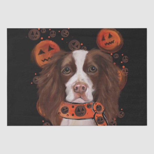 Englischer Springer Spaniel Seidenpapier (Vorderseite)