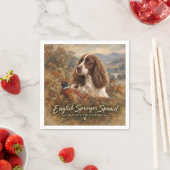 Englischer Springer Spaniel Serviette (Beispiel)