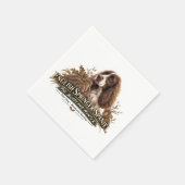 Englischer Springer Spaniel Serviette (Ecke)