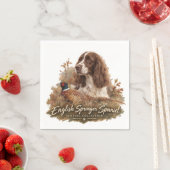 Englischer Springer Spaniel Serviette (Beispiel)