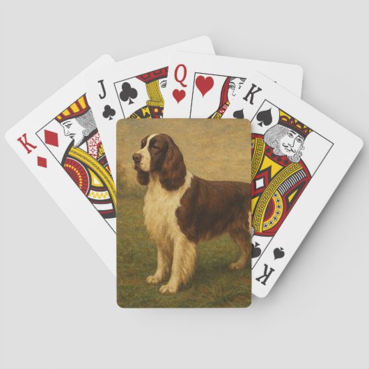 Englischer Springer Spaniel Spielkarten (Rückseite)