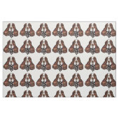 Englischer Springer Spaniel Stoff (Fat Quarter (45,7 x 55,9 cm))