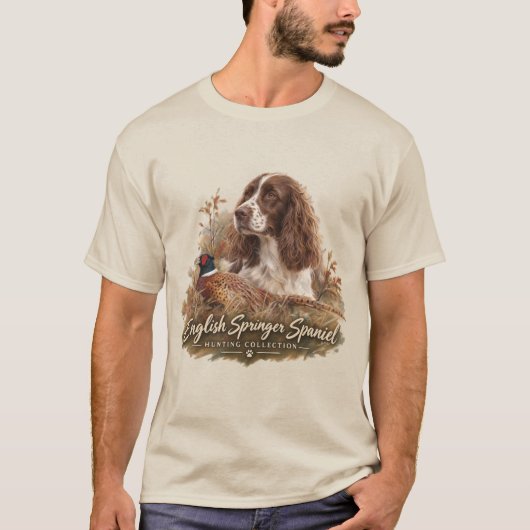 Englischer Springer Spaniel T-Shirt (Vorderseite)