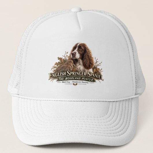 Englischer Springer Spaniel Truckerkappe (Vorderseite)