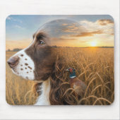 Englischer Springer Spaniel und Fasan Mousepad (Vorne)