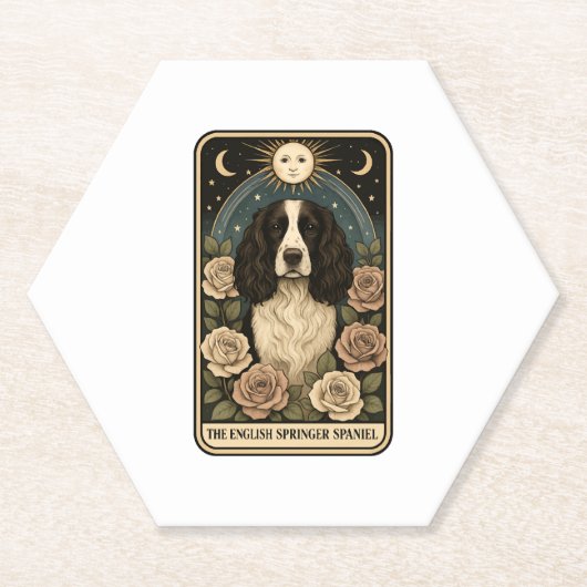 Englischer Springer Spaniel Untersetzer (Vorderseite)