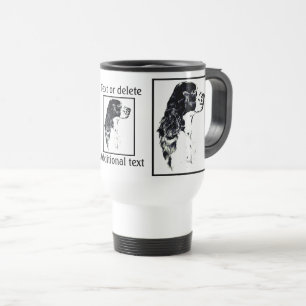 Englischer Springer Spaniel Vintage Kunst Personal Reisebecher