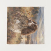 Englischer Springer Spaniel  Wandteppich (Vorderseite (Horizontal))