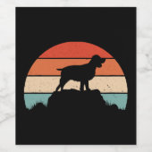 Englischer Springer Spaniel Weinetikett (Einzelnes Label)