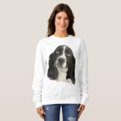 Englischer Springer Spaniel Welpe Sweatshirt (Vorne ganz)