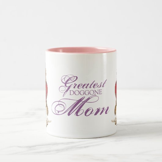 Englischer Springer Spanier Herzliche Mama Zweifarbige Tasse (Mittel)