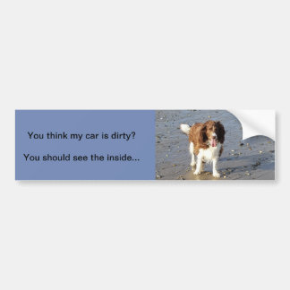 Englischer Springerspaniel-Autoaufkleber Autoaufkleber