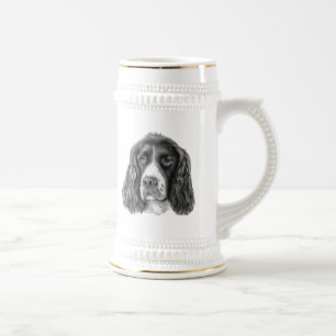 Englischer SpringerSpaniel Bierglas