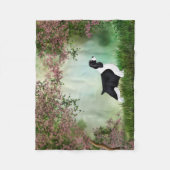 Englischer Springerspaniel-Fleece-Decke Fleecedecke (Vorderseite)