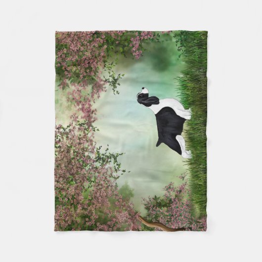 Englischer Springerspaniel-Fleece-Decke Fleecedecke (Vorderseite)