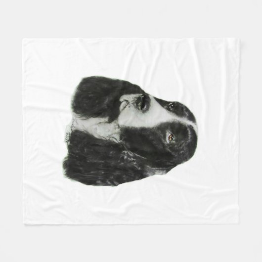 Englischer SpringerSpaniel Fleecedecke (Vorderseite (Horizontal))