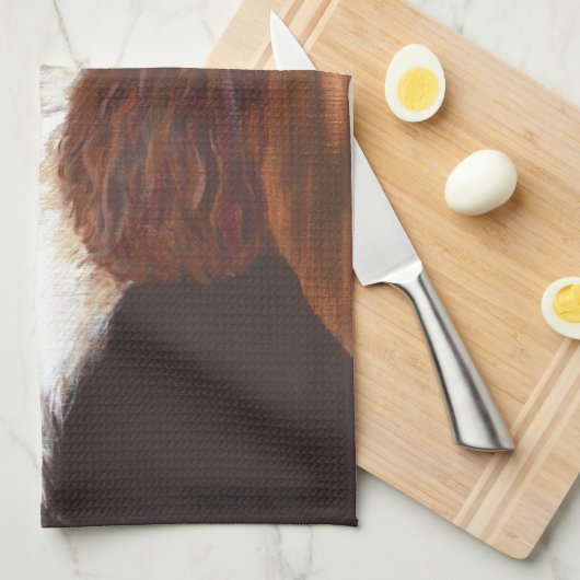 Englischer SpringerSpaniel Geschirrtuch (Viertel Falte)