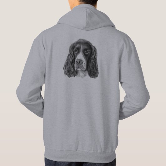 Englischer SpringerSpaniel Hoodie (Rückseite)