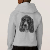 Englischer SpringerSpaniel Hoodie (Rückseite)