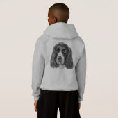 Englischer SpringerSpaniel Hoodie (Schwarz voll)