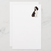 Englischer Springerspaniel-Hundekunst-Briefpapier Briefpapier (Vorne/Hinten)