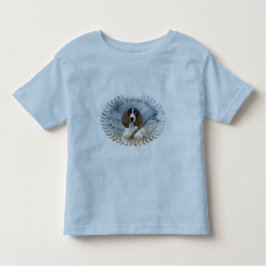 Englischer SpringerSpaniel jagt Kleid Kleinkind T-shirt