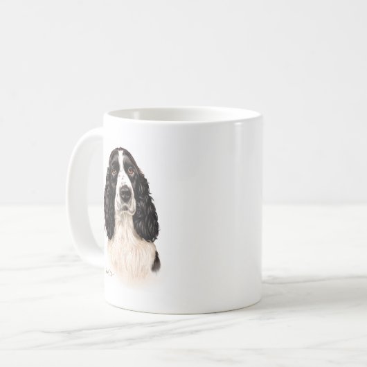 Englischer SpringerSpaniel Kaffeetasse (Vorderseite Links)