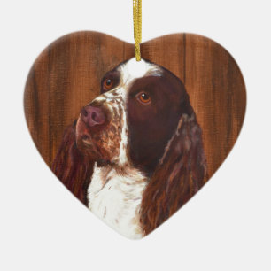 Englischer SpringerSpaniel Keramik Ornament