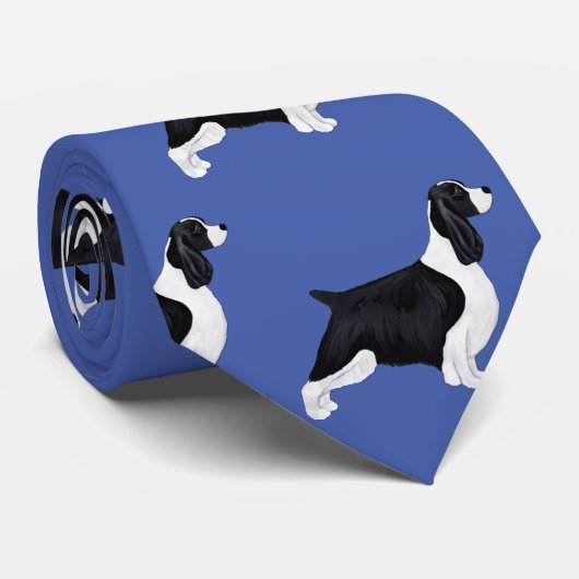 Englischer Springerspaniel-Krawatte Krawatte (Gerollt)
