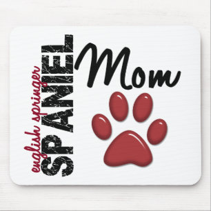 Englischer Springerspaniel-Mama 2 Mousepad