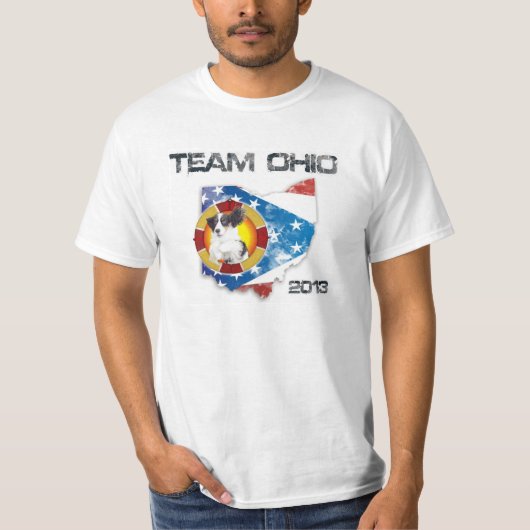 Englischer Springerspaniel-"Meilen-" T - Shirt (Vorderseite)