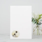 Englischer Springerspaniel-Profil-Briefpapier Briefpapier (Stehend Vorderseite)