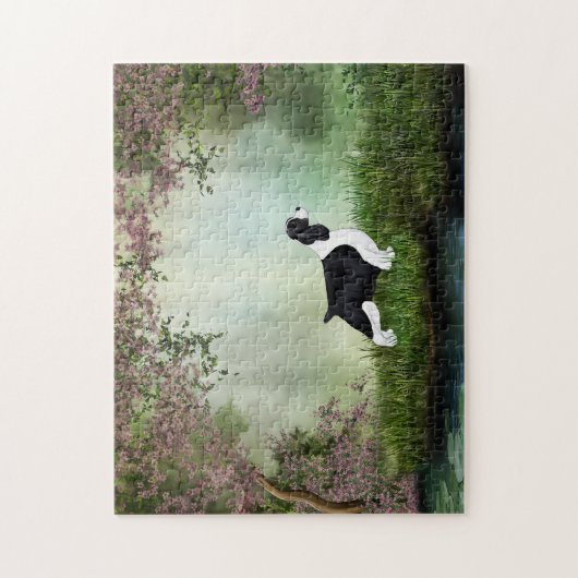 Englischer Springerspaniel-Puzzle Puzzle (Vertikal)