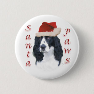 Englischer Springerspaniel-Sankt-Tatzen Button