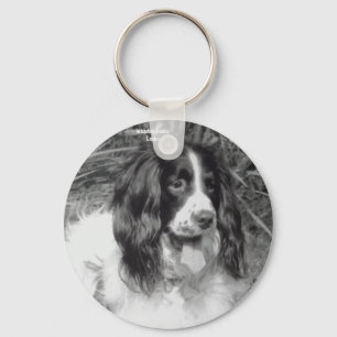 Englischer Springerspaniel-Schlüsselring Schlüsselanhänger