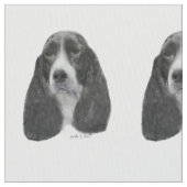 Englischer SpringerSpaniel Stoff (Nahaufnahme)