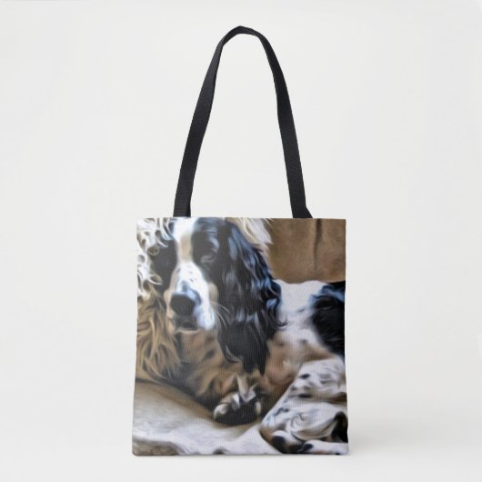 Englischer Springerspaniel-Taschen-Tasche Tasche (Vorderseite)