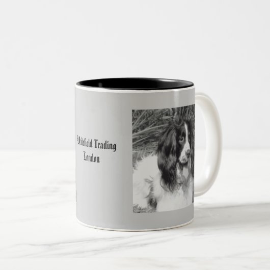 Englischer Springerspaniel-Tasse Zweifarbige Tasse (VorderseiteRechts)