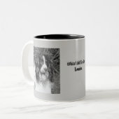 Englischer Springerspaniel-Tasse Zweifarbige Tasse (Vorderseite Links)