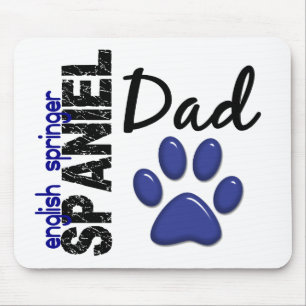 Englischer Springerspaniel-Vater 2 Mousepad