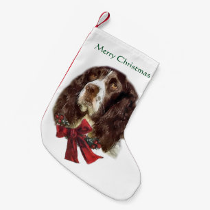 Englischer Springerspaniel-Weihnachten Kleiner Weihnachtsstrumpf