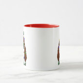 Englischer Springerspaniel-Weihnachtslichter Tasse (Zentrum)