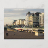 Englischer Strandnachmittag Postkarte (Vorderseite)