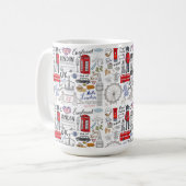 Englischer Tee Kaffeetasse (Vorderseite Links)